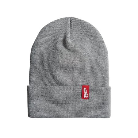 MILWAUKEE TOOL Acrylic Cuffed Beanie, Gray 506G